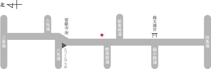 ABCｰMART新京極アクセスマップ