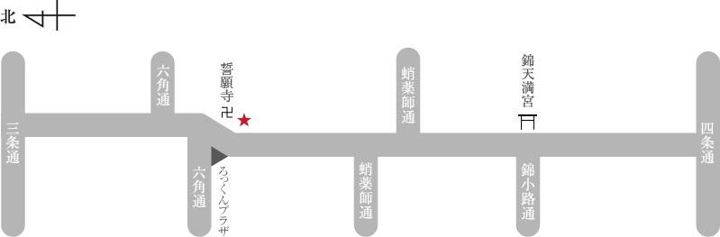 GiGO 京都新京極アクセスマップ