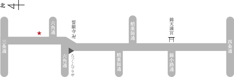 くら寿司 京都店アクセスマップ