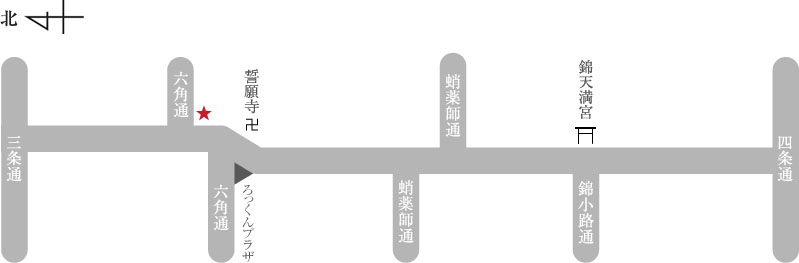 Locker Room 京都店アクセスマップ