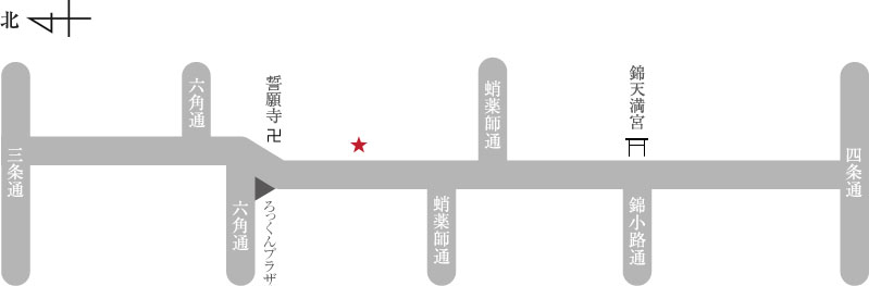 お婦久本店アクセスマップ