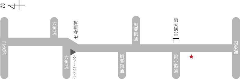 大沢袋物店アクセスマップ