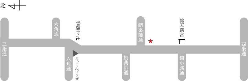 ROQUEアクセスマップ