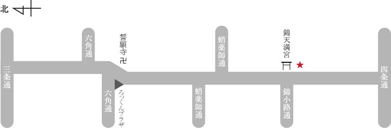 田丸印房アクセスマップ